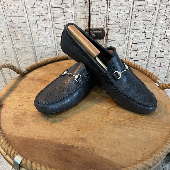 Allen Edmonds Interstate 80 Driving Loafers 12 / 13 Black - Picture 2 of 9